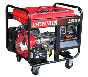 6KW三相汽油發(fā)電機組，鑰匙電啟動(dòng)發(fā)電機DMS7500CXD